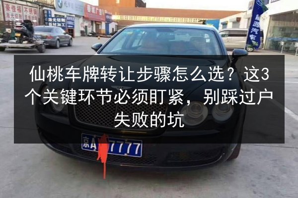 仙桃车牌转让步骤怎么选？这3个关键环节必须盯紧，别踩过户失败的坑 第2张