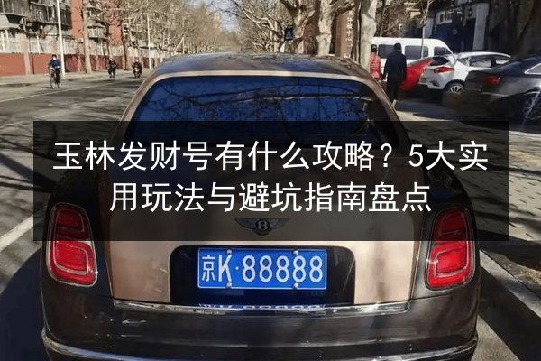 玉林发财号有什么攻略？5大实用玩法与避坑指南盘点