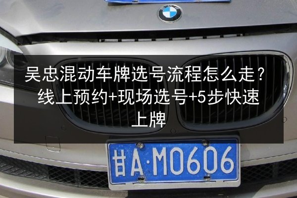 吴忠混动车牌选号流程怎么走?线上预约+现场选号+5步快速上牌 第3张 吴忠混动车牌选号流程怎么走?线上预约+现场选号+5步快速上牌 第3张
