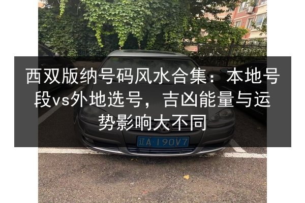 西双版纳号码风水合集：本地号段vs外地选号，吉凶能量与运势影响大不同 第3张