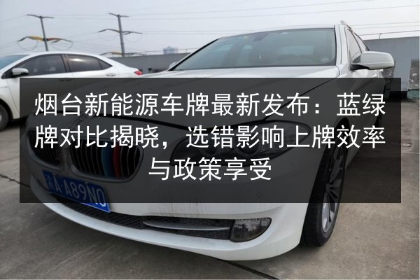 烟台新能源车牌最新发布:蓝绿牌对比揭晓,选错影响上牌效率与政策享受 第2张 烟台新能源车牌最新发布:蓝绿牌对比揭晓,选错影响上牌效率与政策享受 第2张