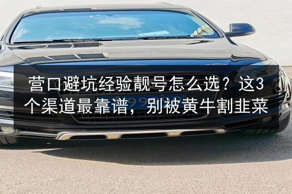 营口避坑经验靓号怎么选？这3个渠道最靠谱，别被黄牛割韭菜 第2张