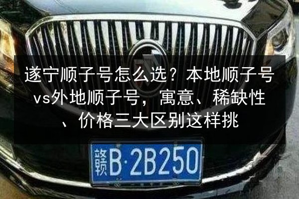 遂宁顺子号怎么选?本地顺子号vs外地顺子号,寓意、稀缺性、价格三大区别这样挑 第2张 遂宁顺子号怎么选?本地顺子号vs外地顺子号,寓意、稀缺性、价格三大区别这样挑 第2张