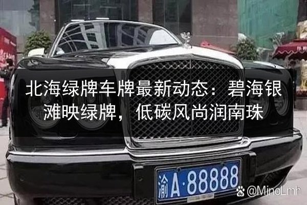北海绿牌车牌最新动态：碧海银滩映绿牌，低碳风尚润南珠 第2张