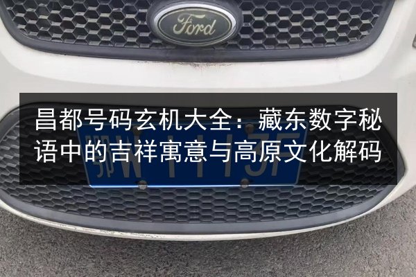 昌都号码玄机大全：藏东数字秘语中的吉祥寓意与高原文化解码
