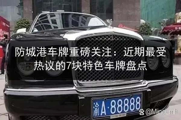 防城港车牌重磅关注:近期最受热议的7块特色车牌盘点 第3张 防城港车牌重磅关注:近期最受热议的7块特色车牌盘点 第3张