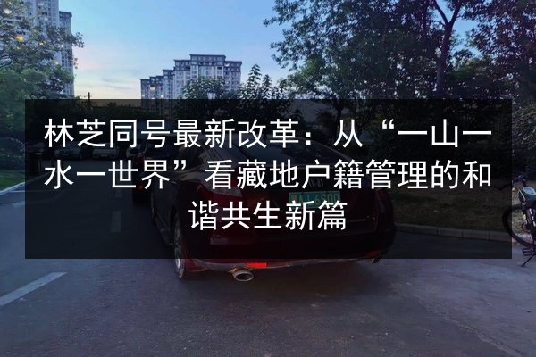 林芝同号最新改革:从“一山一水一世界”看藏地户籍管理的和谐共生新篇 第2张 林芝同号最新改革:从“一山一水一世界”看藏地户籍管理的和谐共生新篇 第2张