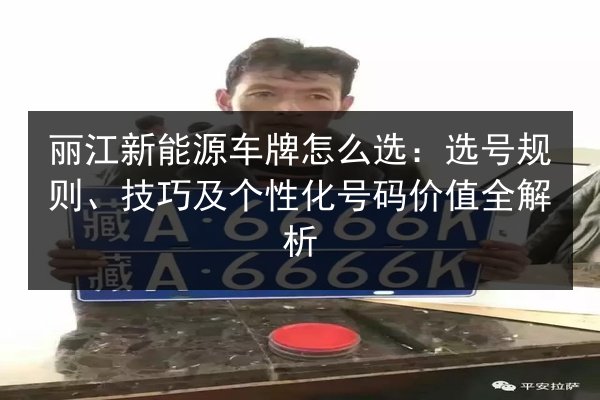 丽江新能源车牌怎么选：选号规则、技巧及个性化号码价值全解析