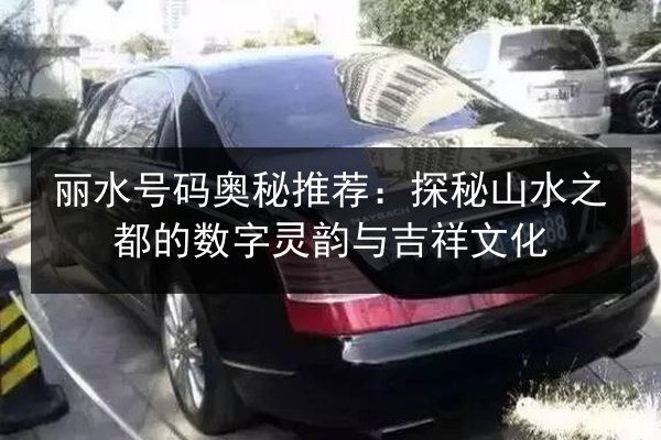 丽水号码奥秘推荐：探秘山水之都的数字灵韵与吉祥文化 第2张