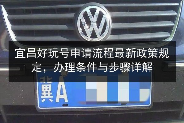 宜昌好玩号申请流程最新政策规定，办理条件与步骤详解 第2张