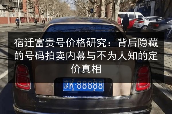 宿迁富贵号价格研究：背后隐藏的号码拍卖内幕与不为人知的定价真相