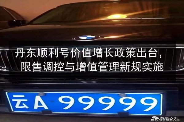 丹东顺利号价值增长政策出台，限售调控与增值管理新规实施