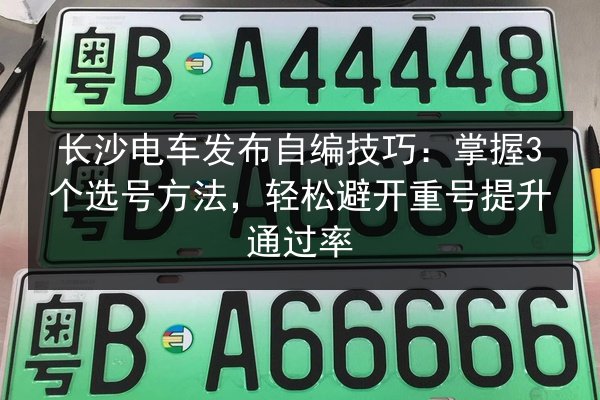 长沙电车发布自编技巧：掌握3个选号方法，轻松避开重号提升通过率