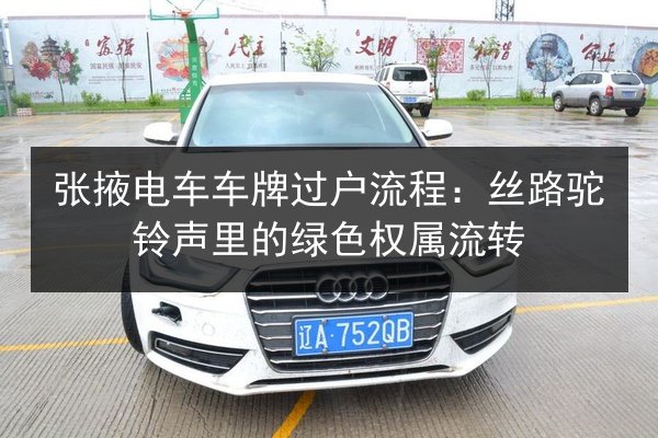 张掖电车车牌过户流程:丝路驼铃声里的绿色权属流转 第2张 张掖电车车牌过户流程:丝路驼铃声里的绿色权属流转 第2张