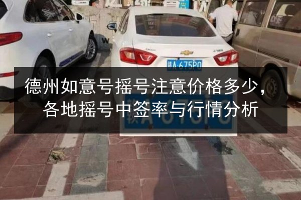 德州如意号摇号注意价格多少，各地摇号中签率与行情分析 第2张