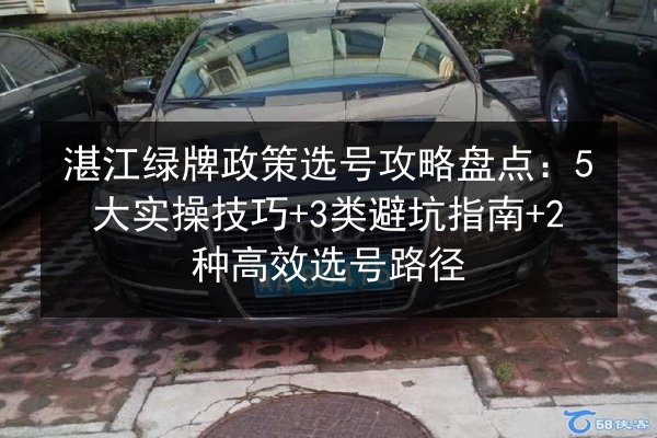 湛江绿牌政策选号攻略盘点：5大实操技巧+3类避坑指南+2种高效选号路径 第3张