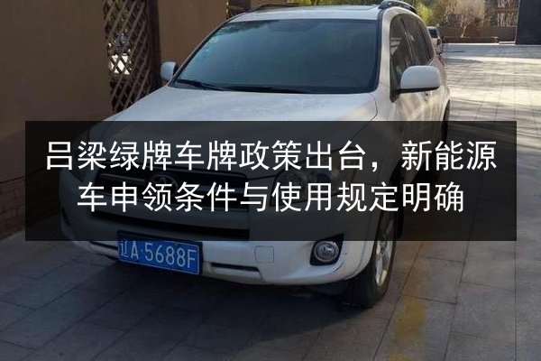 吕梁绿牌车牌政策出台，新能源车申领条件与使用规定明确
