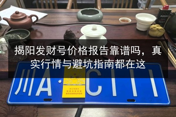 揭阳发财号价格报告靠谱吗,真实行情与避坑指南都在这 第2张 揭阳发财号价格报告靠谱吗,真实行情与避坑指南都在这 第2张