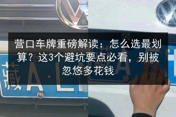 营口车牌重磅解读：怎么选最划算？这3个避坑要点必看，别被忽悠多花钱