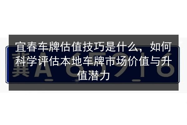 宜春车牌估值技巧是什么，如何科学评估本地车牌市场价值与升值潜力