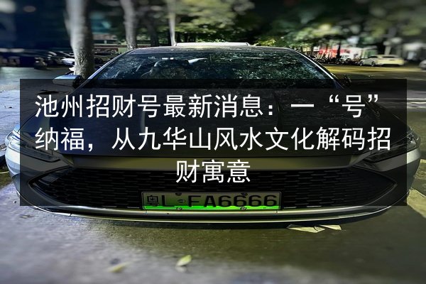 池州招财号最新消息:一“号”纳福,从九华山风水文化解码招财寓意 第2张 池州招财号最新消息:一“号”纳福,从九华山风水文化解码招财寓意 第2张