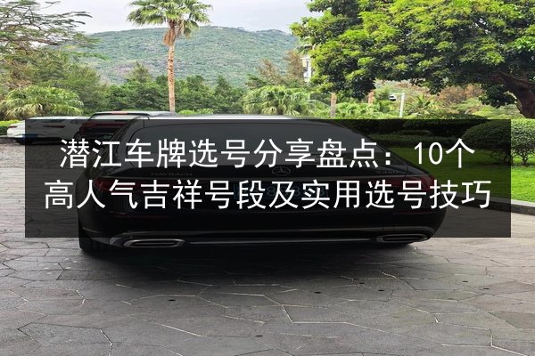 潜江车牌选号分享盘点:10个高人气吉祥号段及实用选号技巧 第3张 潜江车牌选号分享盘点:10个高人气吉祥号段及实用选号技巧 第3张