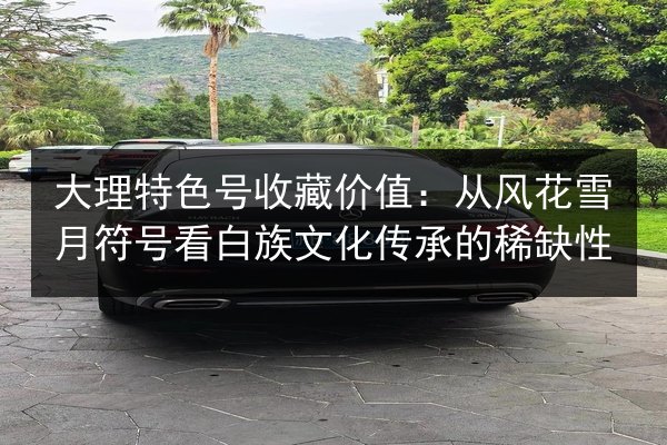 大理特色号收藏价值:从风花雪月符号看白族文化传承的稀缺性 第1张 大理特色号收藏价值:从风花雪月符号看白族文化传承的稀缺性 第1张