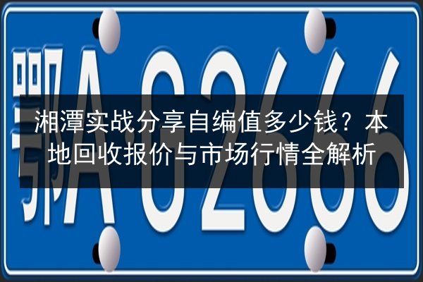 湘潭实战分享自编值多少钱？本地回收报价与市场行情全解析 第3张