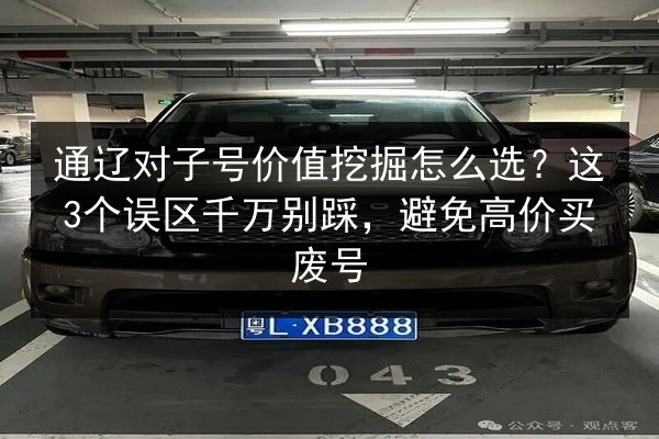 通辽对子号价值挖掘怎么选？这3个误区千万别踩，避免高价买废号 第2张