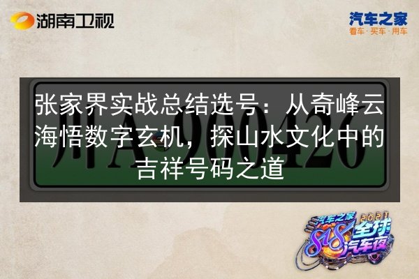 张家界实战总结选号:从奇峰云海悟数字玄机,探山水文化中的吉祥号码之道 第2张 张家界实战总结选号:从奇峰云海悟数字玄机,探山水文化中的吉祥号码之道 第2张