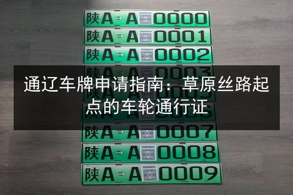通辽车牌申请指南：草原丝路起点的车轮通行证 第3张