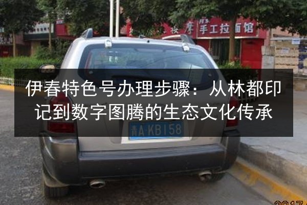 伊春特色号办理步骤：从林都印记到数字图腾的生态文化传承