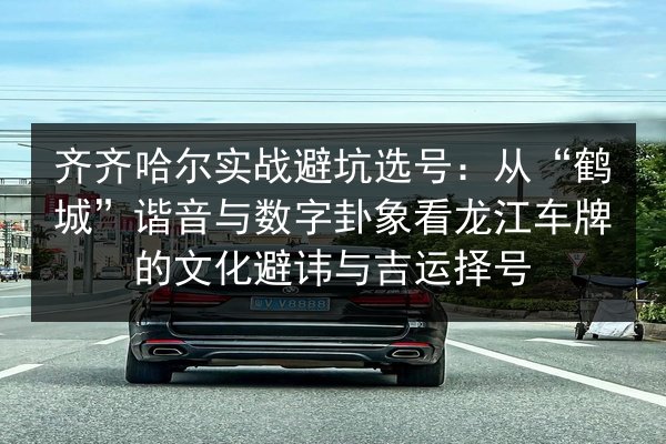 齐齐哈尔实战避坑选号:从“鹤城”谐音与数字卦象看龙江车牌的文化避讳与吉运择号 第2张 齐齐哈尔实战避坑选号:从“鹤城”谐音与数字卦象看龙江车牌的文化避讳与吉运择号 第2张