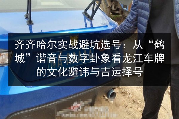 齐齐哈尔实战避坑选号:从“鹤城”谐音与数字卦象看龙江车牌的文化避讳与吉运择号 第3张 齐齐哈尔实战避坑选号:从“鹤城”谐音与数字卦象看龙江车牌的文化避讳与吉运择号 第3张