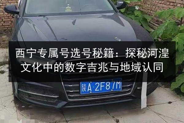 西宁专属号选号秘籍：探秘河湟文化中的数字吉兆与地域认同 第2张