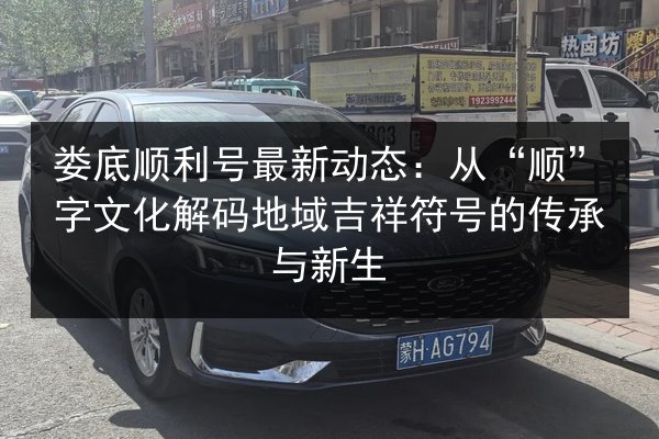 娄底顺利号最新动态:从“顺”字文化解码地域吉祥符号的传承与新生 第3张 娄底顺利号最新动态:从“顺”字文化解码地域吉祥符号的传承与新生 第3张