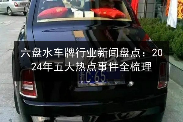 六盘水车牌行业新闻盘点:2024年五大热点事件全梳理 第3张 六盘水车牌行业新闻盘点:2024年五大热点事件全梳理 第3张