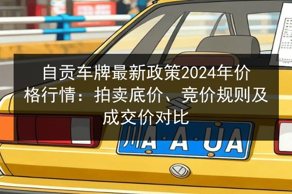 自贡车牌最新政策2024年价格行情：拍卖底价、竞价规则及成交价对比