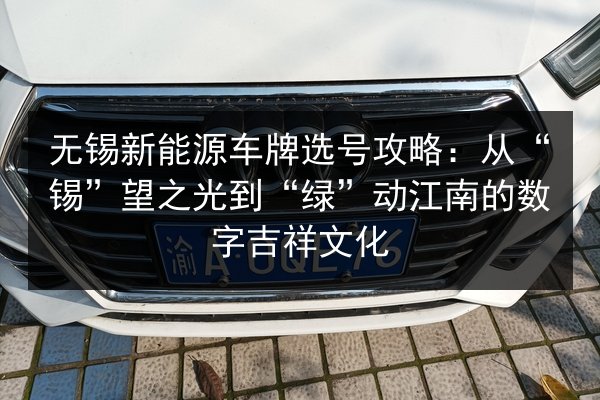 无锡新能源车牌选号攻略：从“锡”望之光到“绿”动江南的数字吉祥文化 第2张