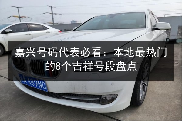 嘉兴号码代表必看：本地最热门的8个吉祥号段盘点