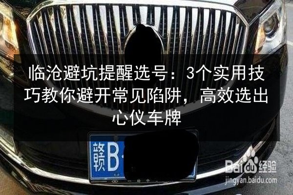 临沧避坑提醒选号:3个实用技巧教你避开常见陷阱,高效选出心仪车牌 第3张 临沧避坑提醒选号:3个实用技巧教你避开常见陷阱,高效选出心仪车牌 第3张