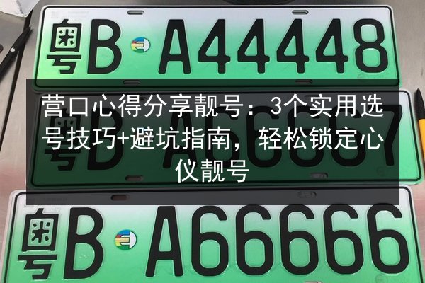 营口心得分享靓号：3个实用选号技巧+避坑指南，轻松锁定心仪靓号 第2张