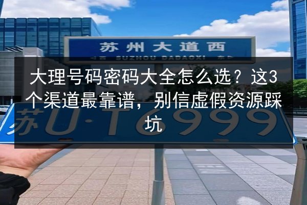 大理号码密码大全怎么选?这3个渠道最靠谱,别信虚假资源踩坑 第2张 大理号码密码大全怎么选?这3个渠道最靠谱,别信虚假资源踩坑 第2张