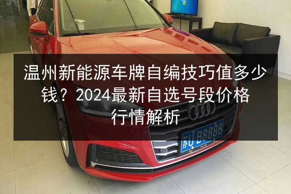 温州新能源车牌自编技巧值多少钱?2024最新自选号段价格行情解析 第3张 温州新能源车牌自编技巧值多少钱?2024最新自选号段价格行情解析 第3张