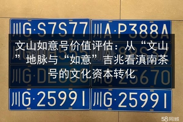 文山如意号价值评估：从“文山”地脉与“如意”吉兆看滇南茶号的文化资本转化 第1张