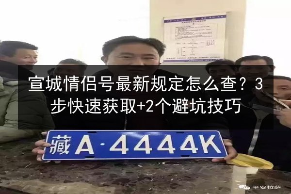 宣城情侣号最新规定怎么查？3步快速获取+2个避坑技巧