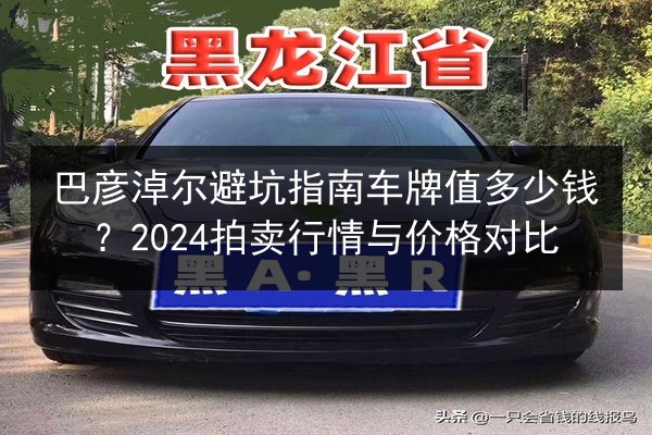 巴彦淖尔避坑指南车牌值多少钱？2024拍卖行情与价格对比
