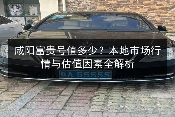 咸阳富贵号值多少?本地市场行情与估值因素全解析 第3张 咸阳富贵号值多少?本地市场行情与估值因素全解析 第3张