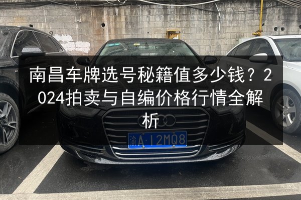 南昌车牌选号秘籍值多少钱？2024拍卖与自编价格行情全解析