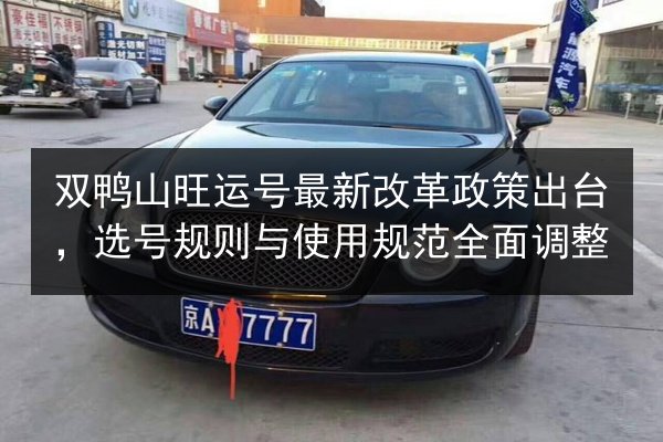 双鸭山旺运号最新改革政策出台，选号规则与使用规范全面调整 第2张